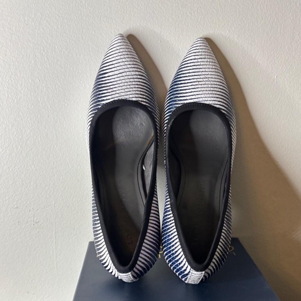 Lori Goldstein‎ Li-Yvonne Zebra Print Heels